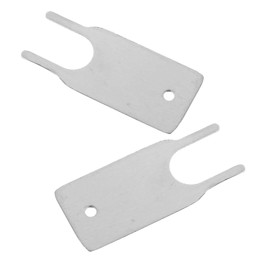 

2Pcs Paper Towel Dispenser Key Universal Iron Commercial Bathroom Organizer White Paper Key Tags with Metal Rings