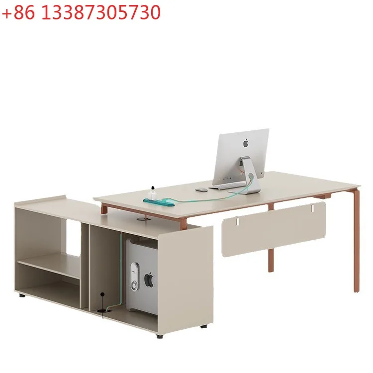 

Boss table Simple modern president table Single office furniture Large class table