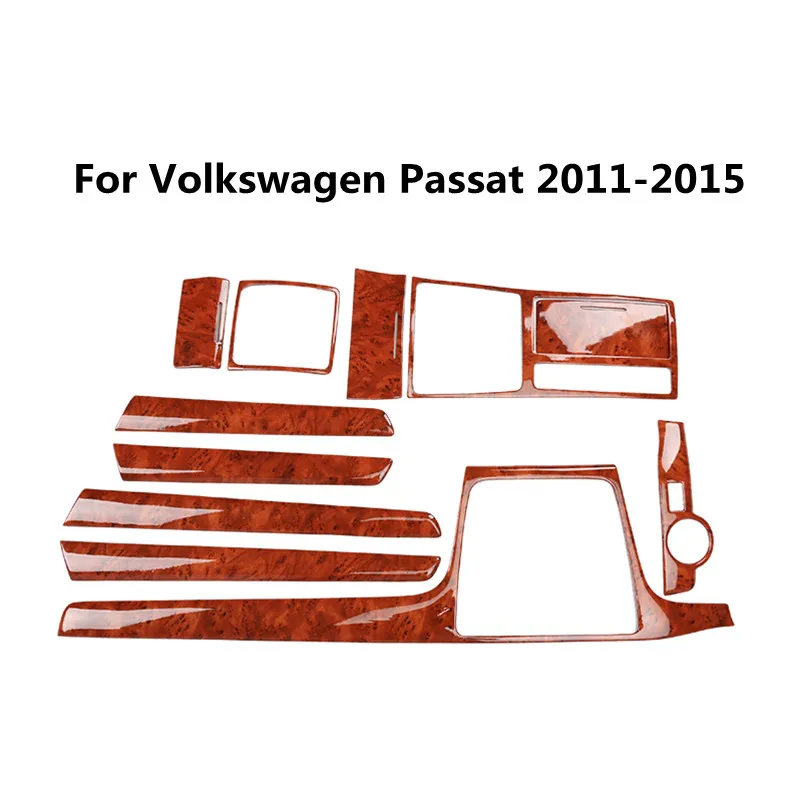 

11 шт., наклейки на панели дверей автомобиля Volkswagen Passat 2011-2015