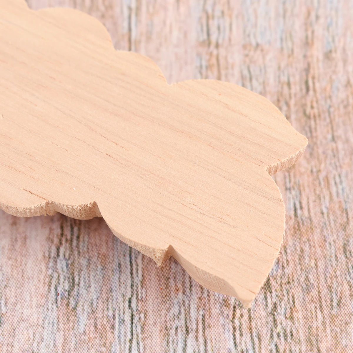 

2pcs Solid Wood Decals Carving Roses Corner Applique Door Wall Ornament Storage Box Home Decor Wooden