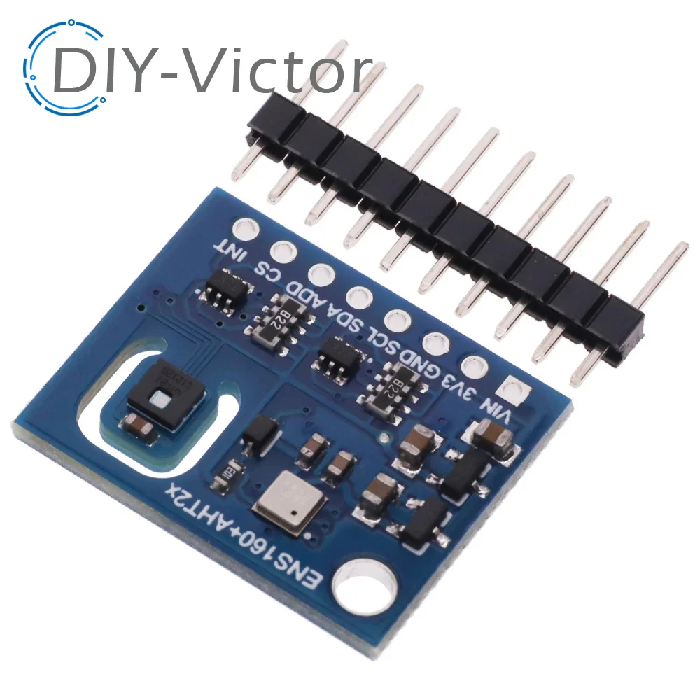 Imagem -02 - Dióxido de Carbono para Arduino Tvoc Qualidade do ar e Temperatura e Umidade Sensor Ens160 Mais Aht21 Ccs811 Co2 Co2