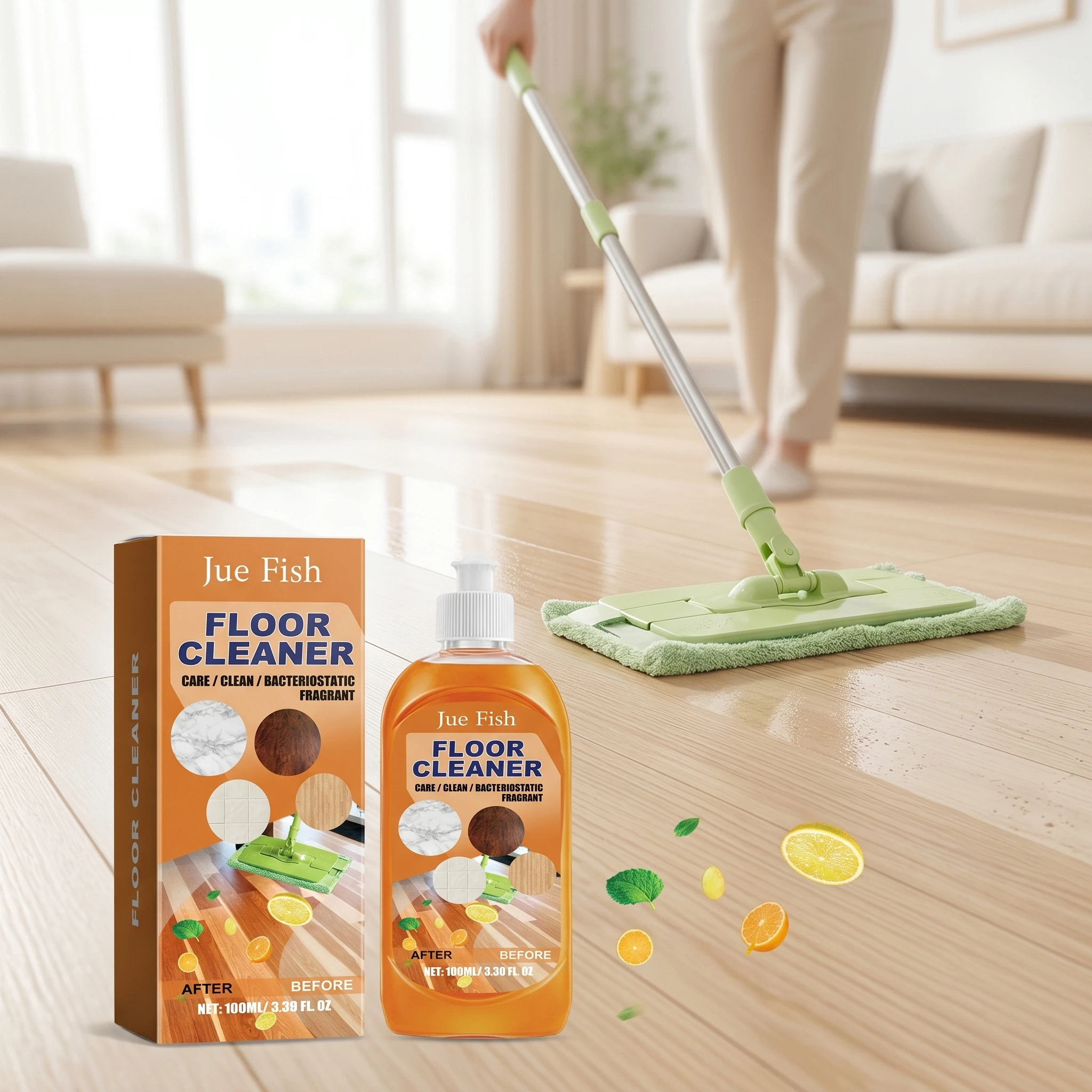 Wood Floor Cleaner Decontamination Stain Dirts Removal Repair Scratch Tiles Cleaning Polishing Brightening Floor Polish Agent
