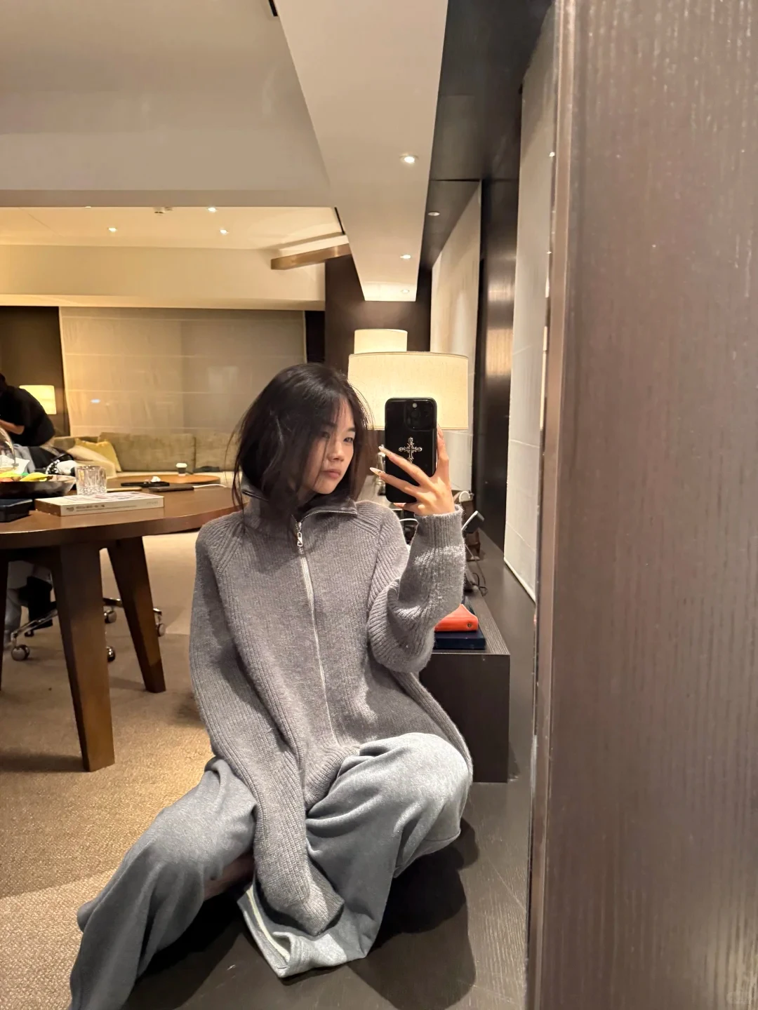 

Sweaters Jumpers Cardigans Womens Cardigan Unisex Oversized Alpaca Acrylic Contrast Knit Loose Cut Holiday Party Festive Western