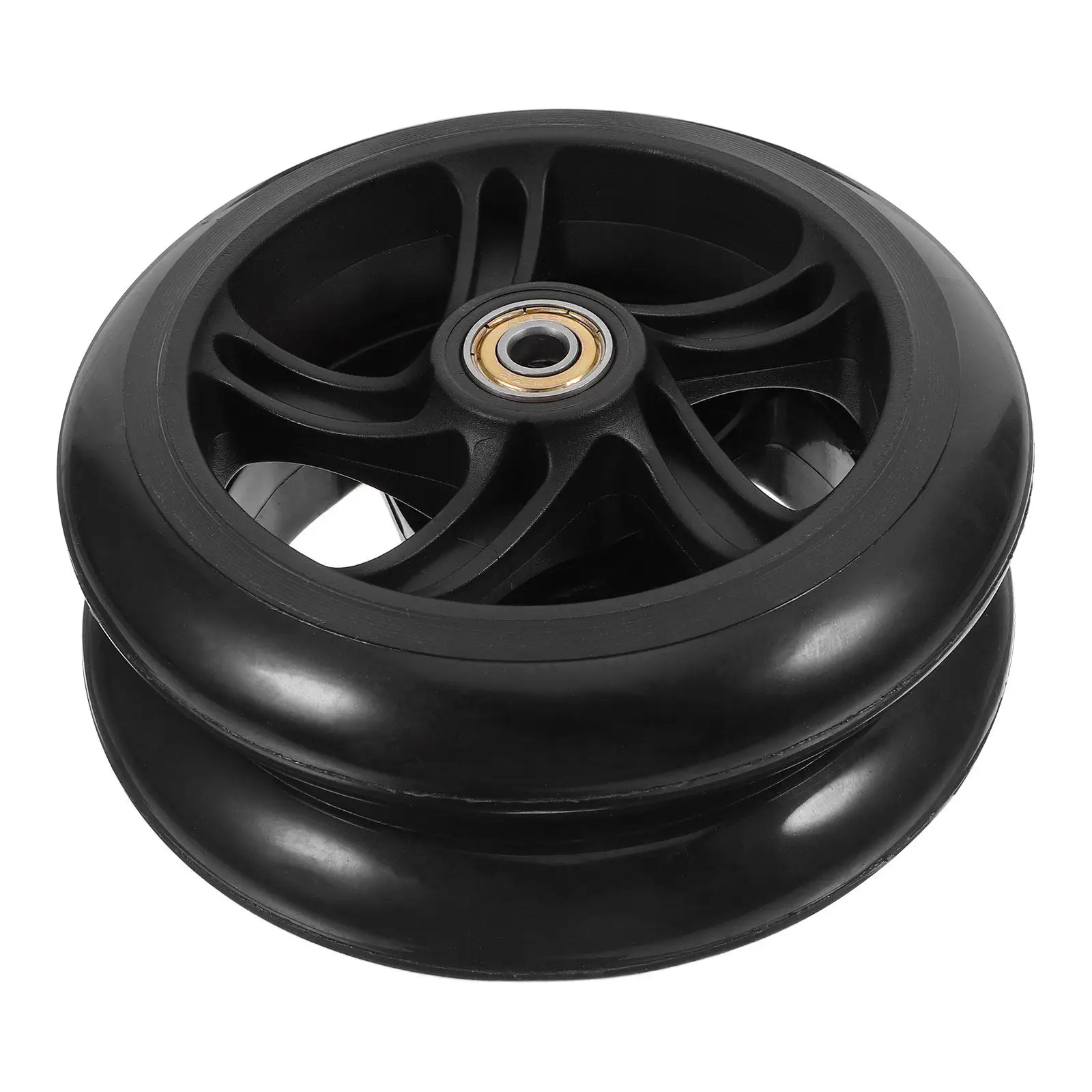 

2Pcs Scooter Wheels Polyurethane Silent Wear-Resistant Replacement Scooter Wheel Set Stunt Skateboard Tires Outdoor