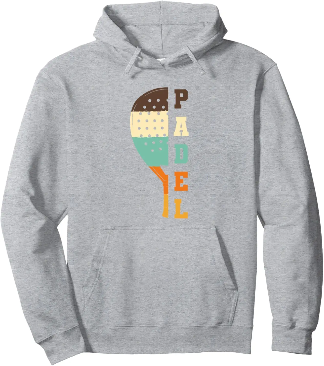 Padel Paddle Tennis Racquet Ball Vintage Colors Pullover  Custom Printed Graphic Hoodie Women Men Clothing Tops