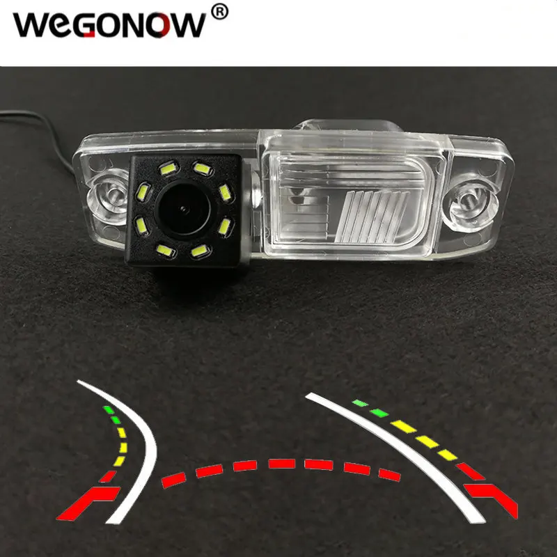 HD Wireless Car CCD Rear Camera Fisheye 8 12 led dynamic Night Vision bracket For Hyundai Elantra Accent Sonata Veracruz Tucson