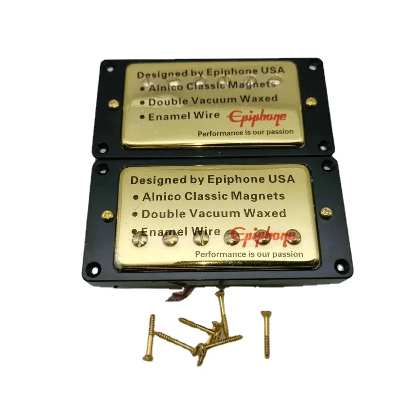 

1 Set Original . Standard - Electric Guitar Humbucker Pickup Chrome Gold Black zebra MADE IN KOREA