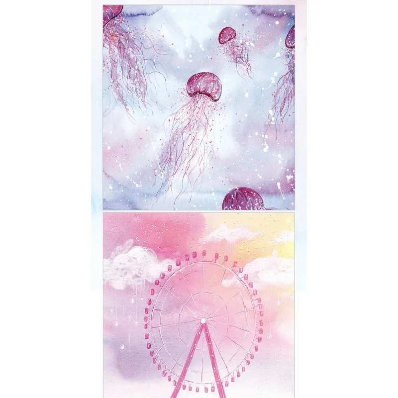 Watercolor Dream Drawing Tutorial Book Watercolor Illustration Beginner's Watercolor Entry Tutorial Books