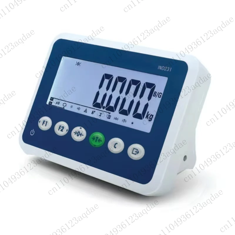 مقياس الأرضية IND231، مؤشر منصة مقاعد البدلاء متعدد الوظائف عالي الدقة، وحدة تحكم بمقياس الوزن