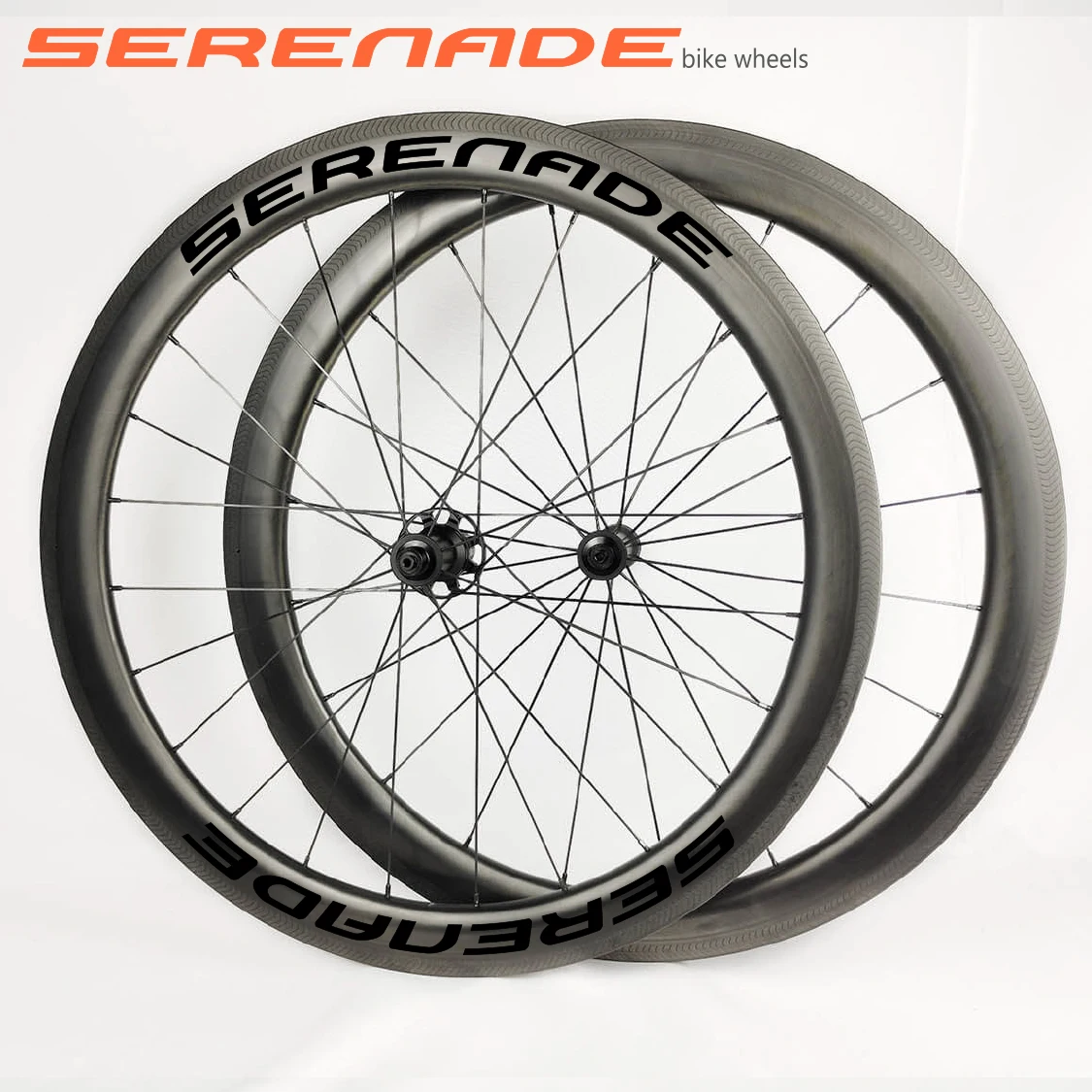 

Serenade New Ratchet System PRO 700c Carbon Fiber 50mm Rim Brake Road Bicycle Wheelset Ceramic Bearing Hub Cllincher Wheel