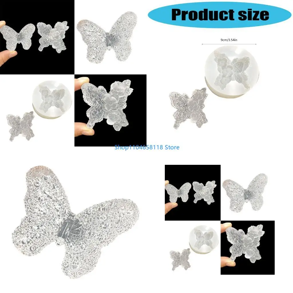 

Versatile Butterfly Design Silicone Mold Pendant Making SupplieIdeal For DIY Decorations Handmade Gifts And Art Supplies