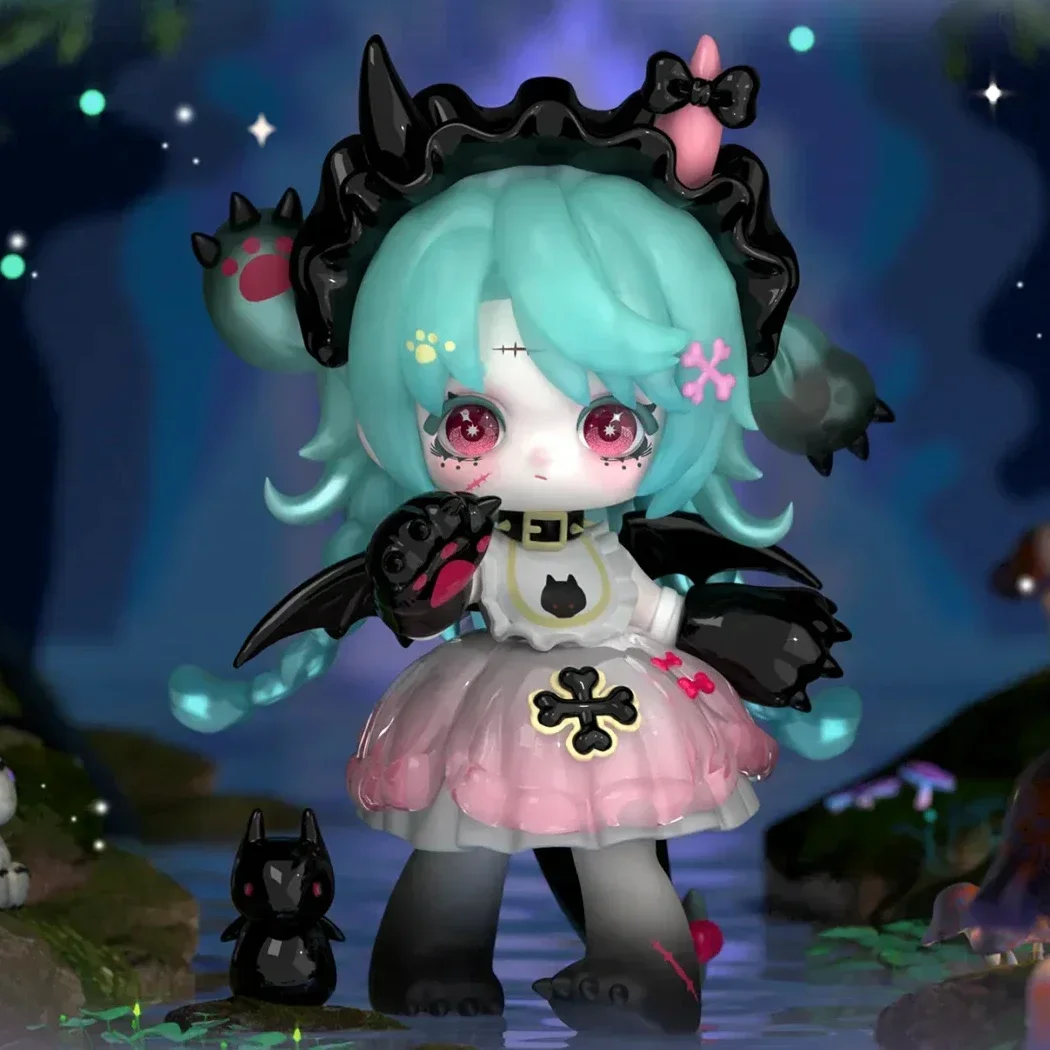 Ninita Witch Revelation Series Blind Box Caixa Caja Dolls Mystery Box Gift Desktop Ornament Cartoon Model image 3