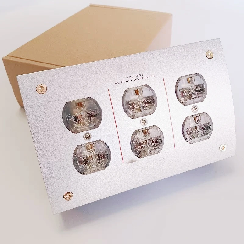 AC-US60 HiFi Audio Power Socket Outlet US AC Power Distributor 100V-250V in common use Electrical Socket American power box