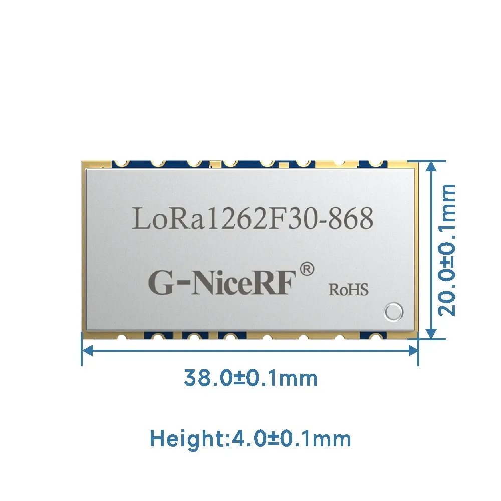 

LoRa1262F30 High-power 2W long-range sx1262 spread spectrum transceiver Module 868/915