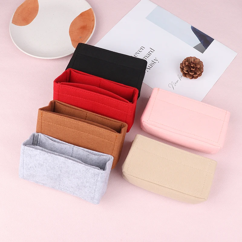 Fashion Organizer Mini Bag Storage Bag The Liner Bag Felt Purse Insert Handbag Liner Bag