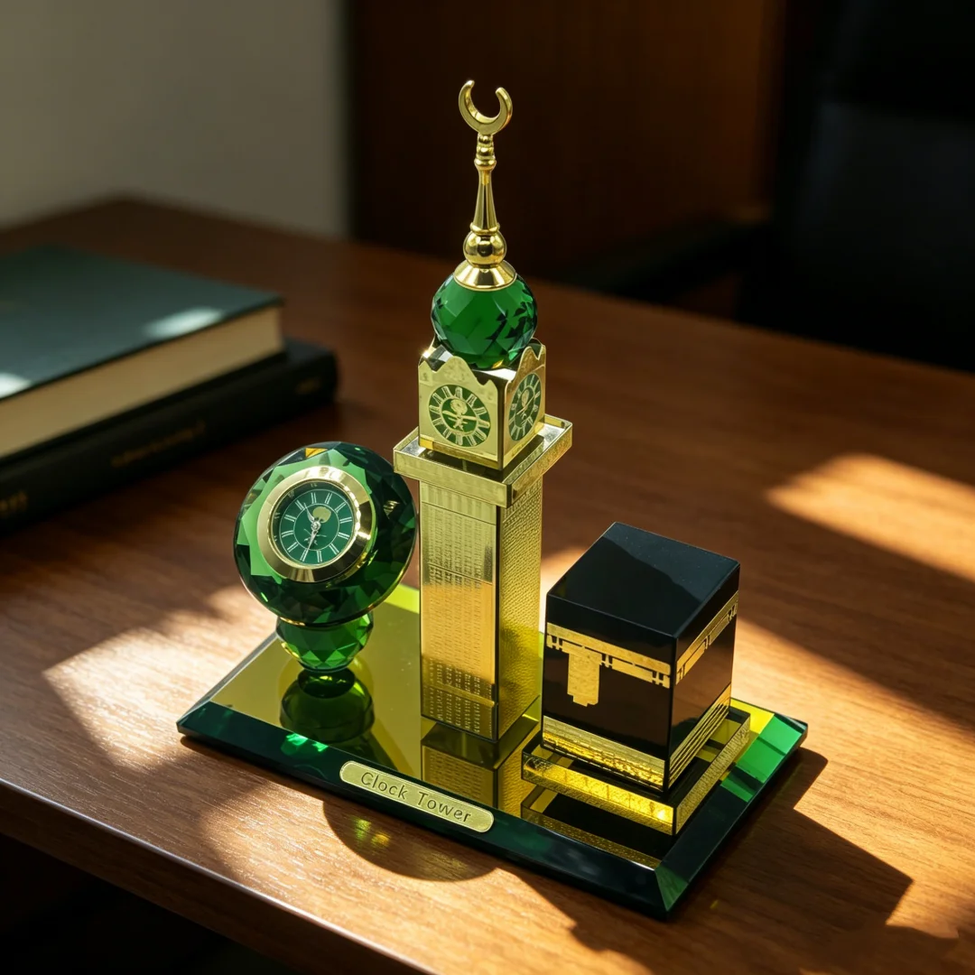 Resin Art Watch - 세련된 천체 모양 조각품 세트(시계 장식