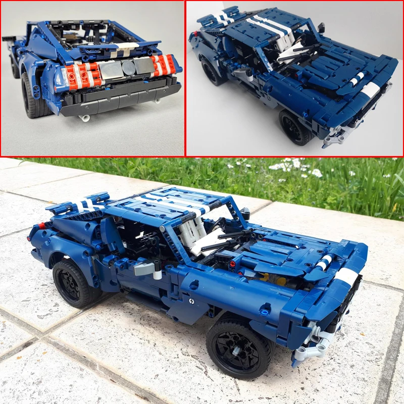 NUOVO Mustang GT Super Building Blocks Sport Car Racing Assembly Modello di mattoni FAI DA TE Tecnico 42154 Veicolo Per Bambini Giocattolo di Festa Regalo