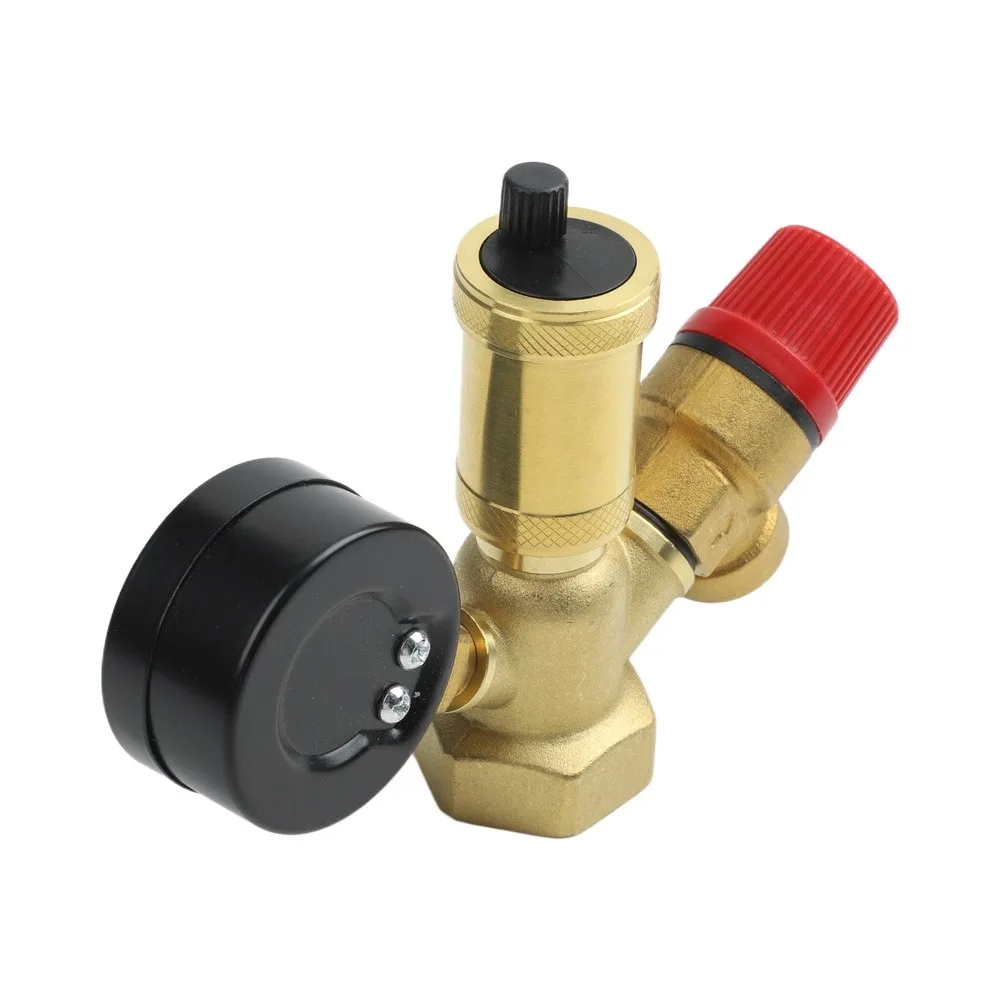 Boiler Maintenance Air Vent Heating System Steel Housing Shatter-Proof Lenses Automatic Pressure Release Boiler