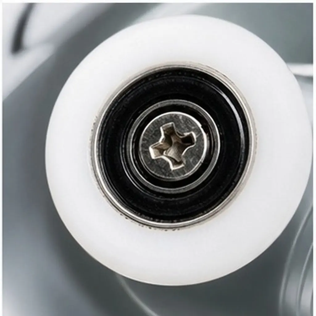 8Pcs Sliding Door Rollers for Glass Shower Enclosure, 25mm Smooth Running Replacement Wheels, Easy Install