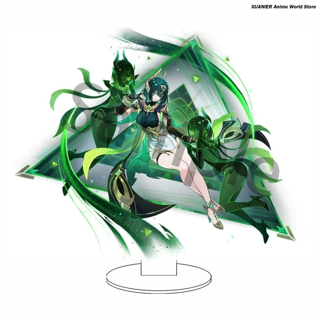 Game Genshin Impact Nefer Theme Acrylic Desktop Ornament Cosplay Anime Stand Model Figure Decor