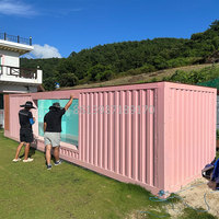 High Quality Custom Factory Above Ground Acrylic Fiberglass Endless 20ft 40ft Large Shipping Container Swimming Pool