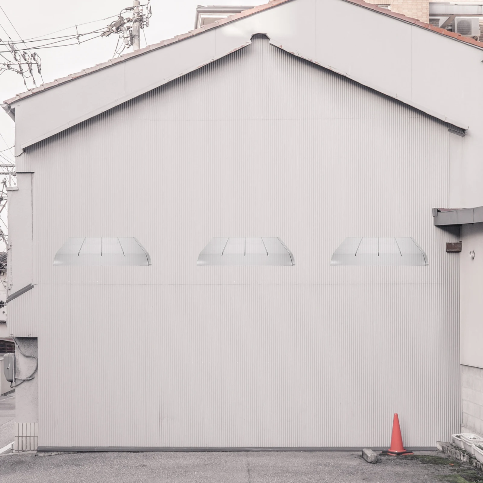 

Transparent Awning Balcony Rain Cover Awnings for Patio Rainproof Sunshade UV Protection Durable Easy Installation Window