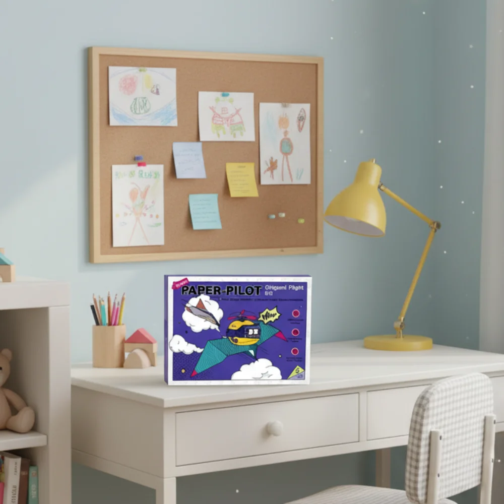 ثلاثية الأبعاد اليدوية طائرة اوريغامي لتقوم بها بنفسك ورقة طائرة كتاب مجموعة هدية صندوق مجوهرات مونتيسوري الفن تعلم لعبة التفاعل بين الوالدين والطفل #3