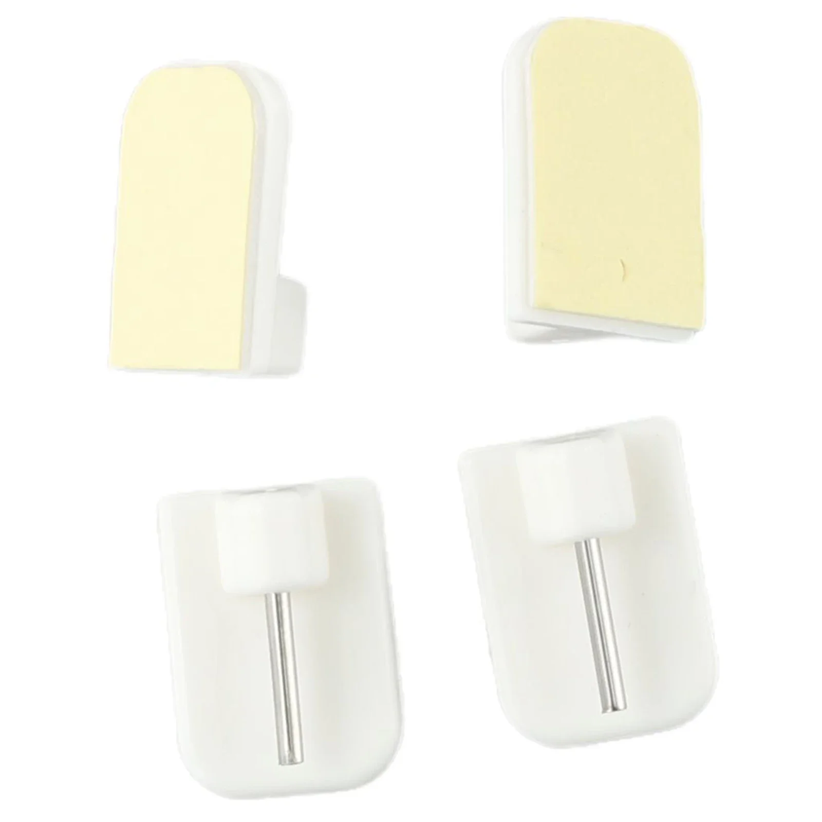 1/8pcs Curtain Hooks Self-adhesive Hooks Household Universal Hooks Small Brackets Small Curtain Rod Brackets Home Viscose Hook - Image 4