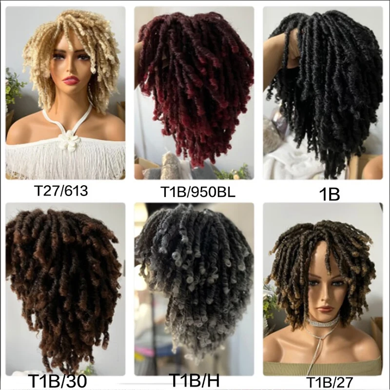 غطاء رأس جديلة قذرة حلزونية أفريقية، لفة صغيرة، غطاء شعر مستعار قابل للتعديل للشبكة الداخلية #6