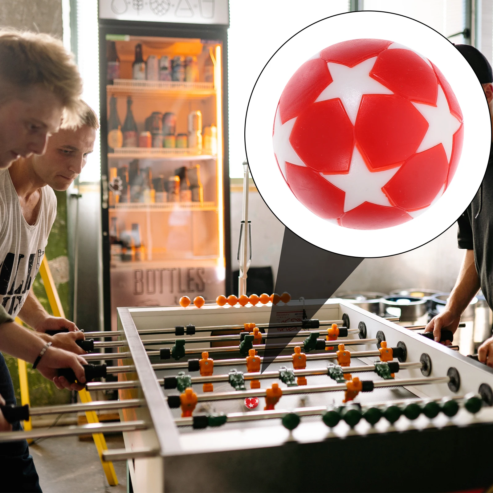 

12Pcs Mini Table Soccer Balls Premium Plastic Football Balls Suitable for Most Table Football Games Accessories