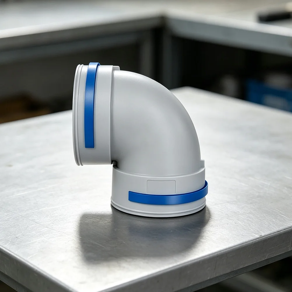 connettore-per-scatola-dell'aria-per-installazioni-hvac-adattabile-a-diverse-applicazioni-installazione-con-fibbia-gomito-materiale-resistente-all'invecchiamento