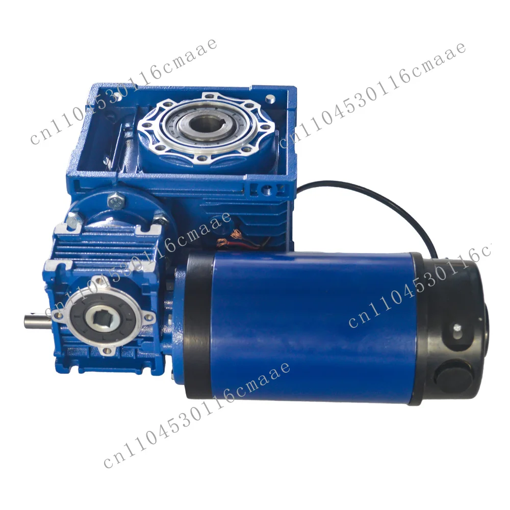 110ZYT 24v 48v 110v 220v 400W low speed NMRV dual stage worm reduction gearbox with ZYT series dc brushed motor