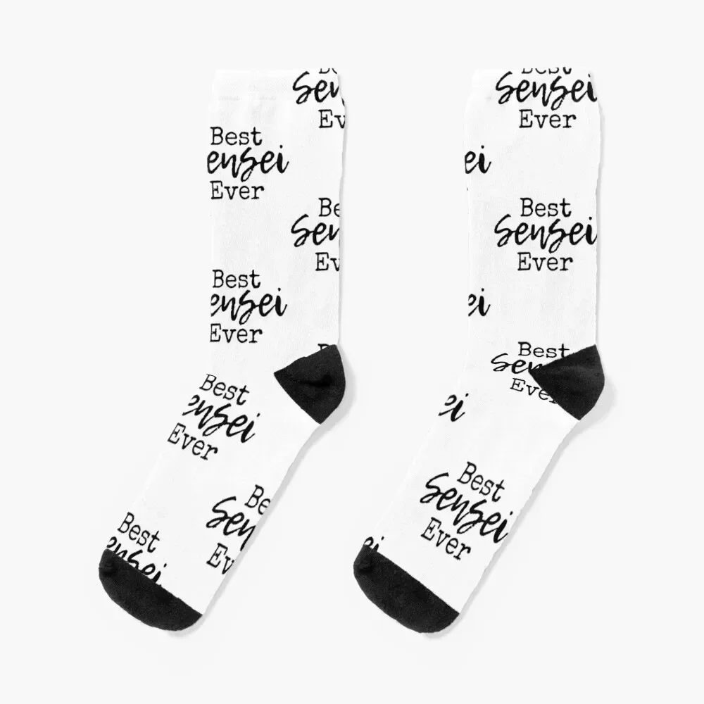 

Best Sensei Ever, Martial Arts Teacher Socks winter thermal Non-slip Novelties Men Socks Women's