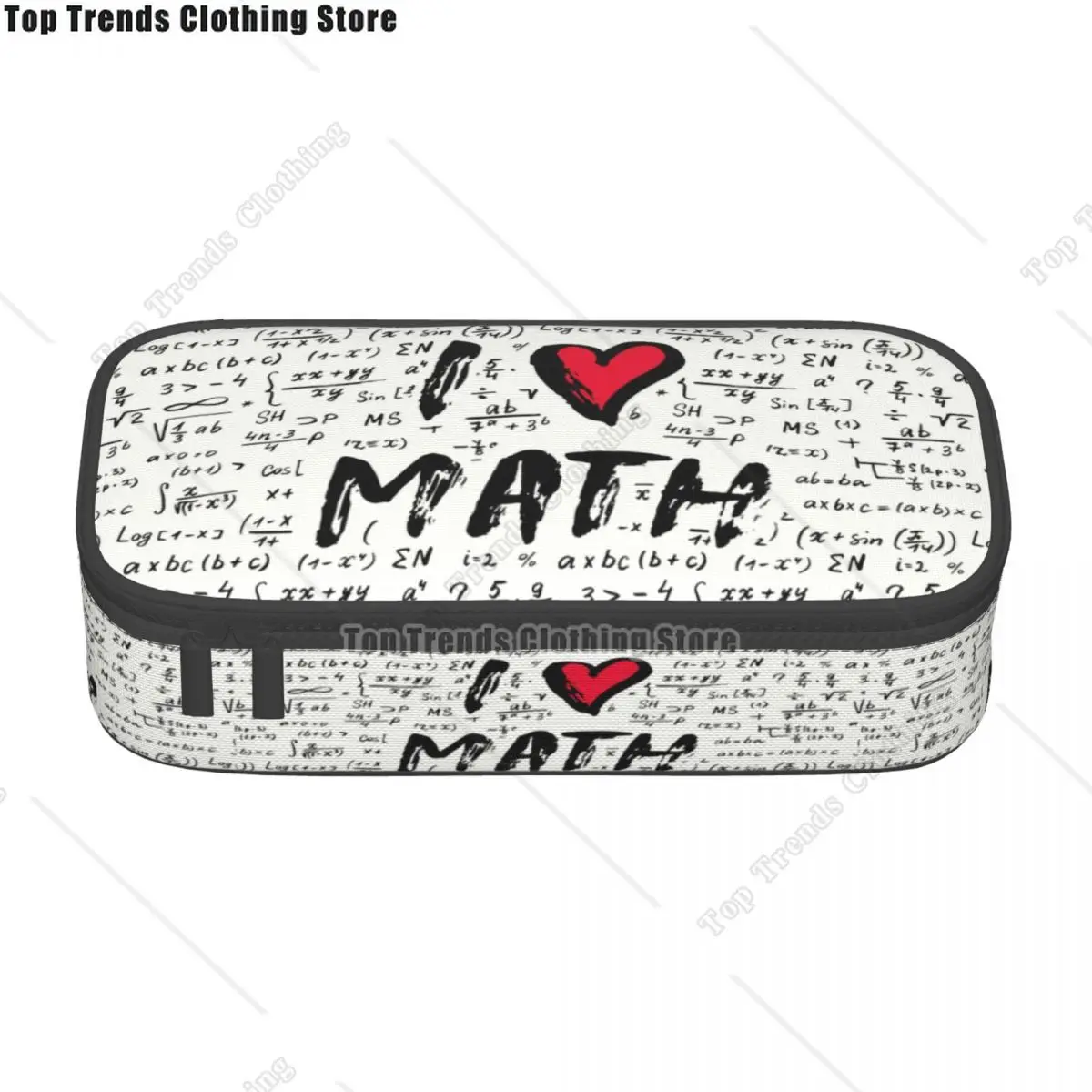 Math Lovers Cute Pencil Case Boys Gilrs Large Capacity Mathematics Teacher Pencil Bag School Accessories