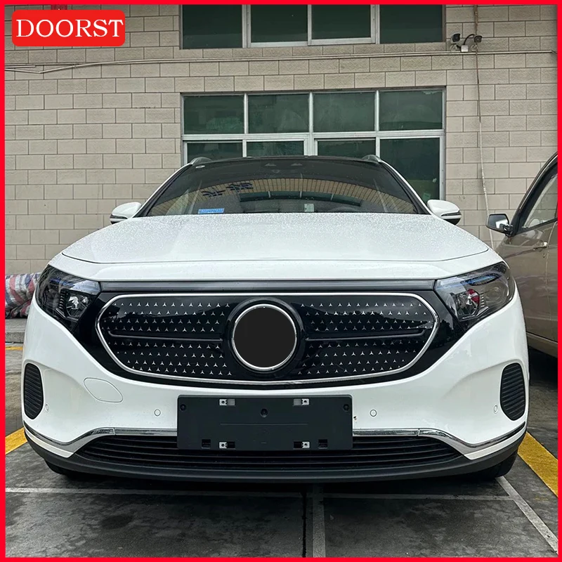 For Mercedes Benz EQA EQB EQE Class Car Air Intake Grille Decoration Sequin Starry Sky Net Trim Sequins Modification Accessories