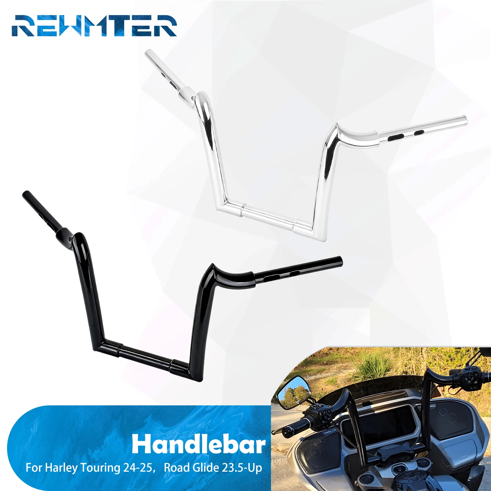 

Motorcycle Handlebar 14inch Handle Bar For Harley Touring Street Electra Glide Road King Ultra 2024-2025 Road Glide 2023.5-2025