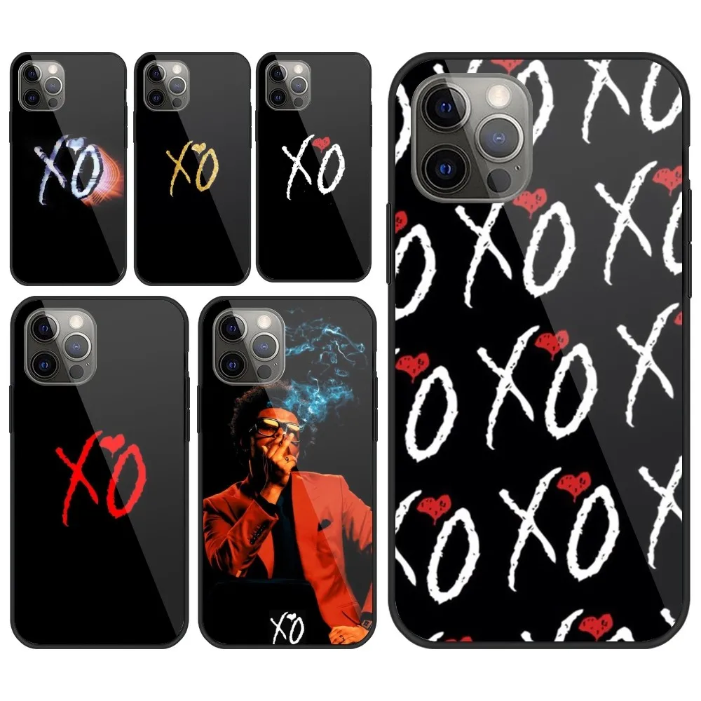 Weekend XO Mobile Cell Phone Case for iPhone 15 14 13 12 11 XS X 8 7 6 Plus Mini Pro Max SE 2022 PC Glass Phone Cover Funda