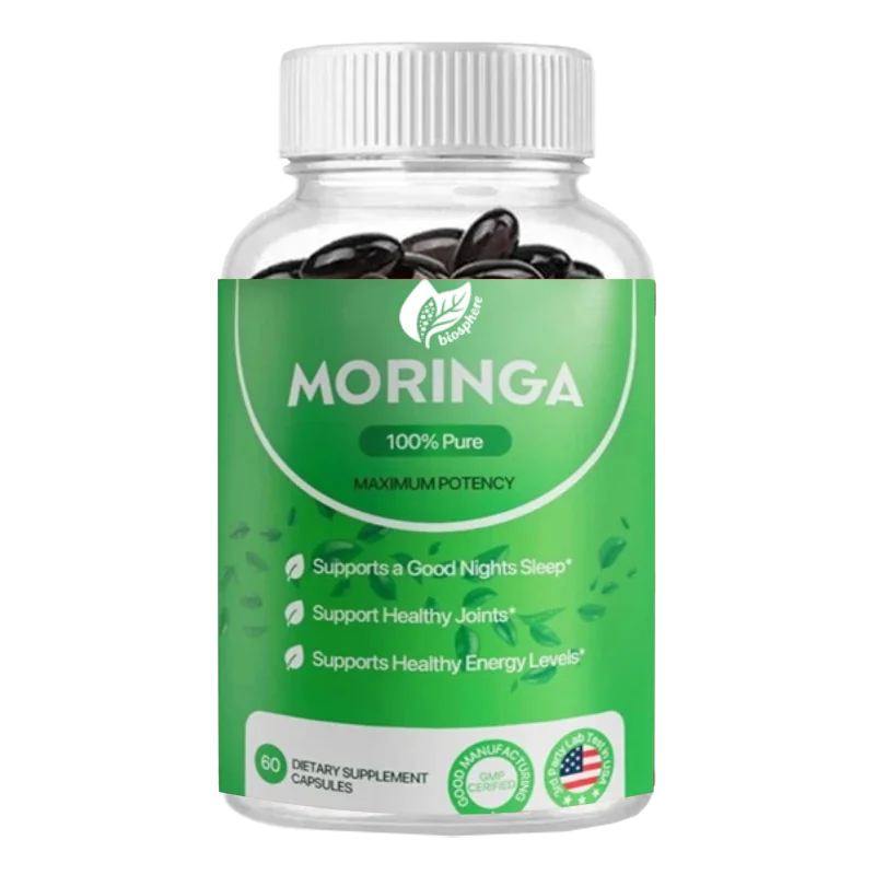 

Капсулы Моринга — здоровье энергии, кожи, иммунитета и желоба, богатые в антиоксидантах, витаминах и аминокислотах — 60 капсул