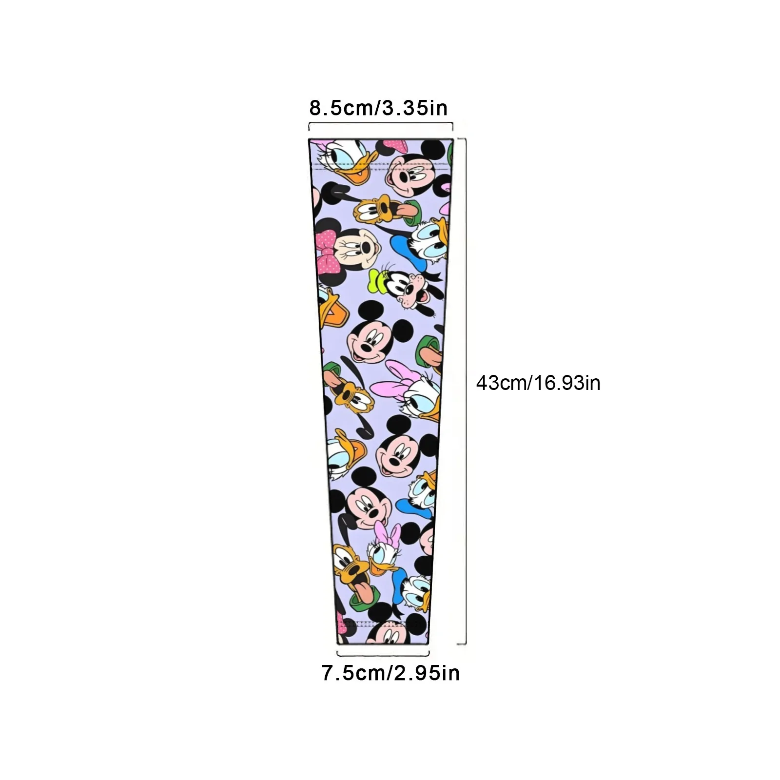 นวนิยาย unisex และสนุกสนาน Disney Mickey Mouse Ice Sleeves – ป้องกันแสงแดด, ระบายอากาศได้, แห้งเร็วและสมบูรณ์แบบสําหรับการพักผ่อนกลางแจ้งและงานปาร์ตี้