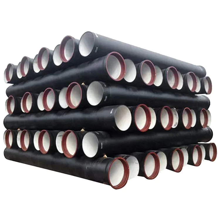 #k9 DN100 water supply pipe k7 cast iron pipe fittings drainage ductile iron tube complete specifications
