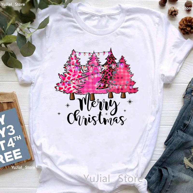 

Merry Christmas Nurse Graphic Print T Shirt Girls Funny Leopard Reindeer Tshirt Women Tumblr Clothes Harajuku Shirt Tops