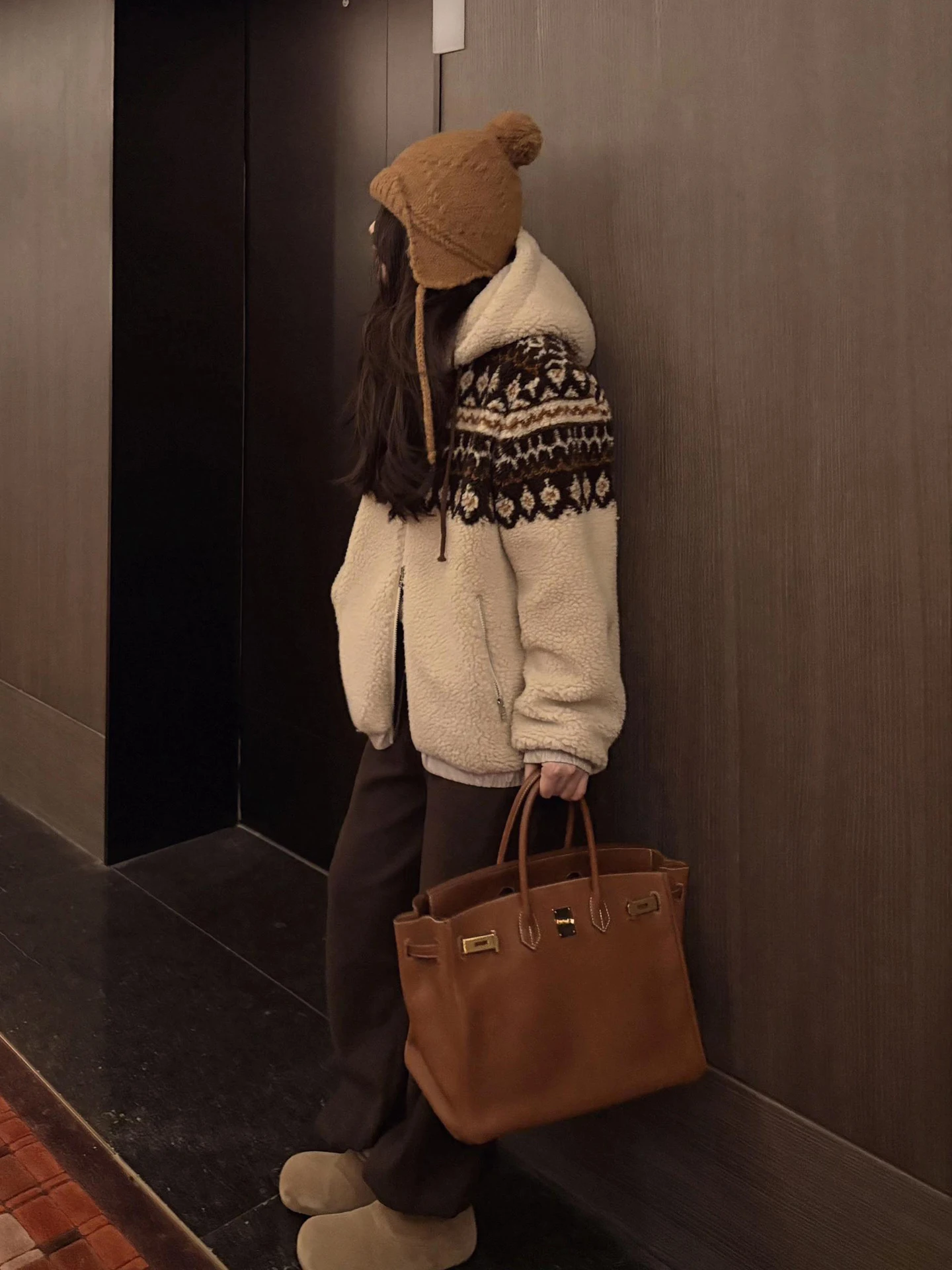 

Женская утепленная куртка Zone Milan Island в стиле ретро с вышивкой, на молнии, с цветными блоками, из овечьей шерсти, свободного кроя, дышащая, удлиненная, для уличного стиля