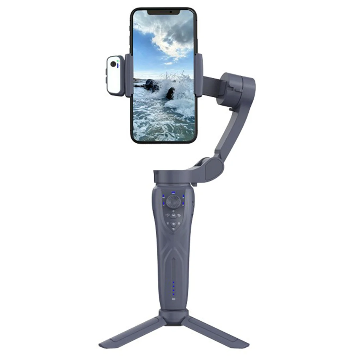 

F12 3-Axis Handheld Gimbal Smartphone Stabilizer Cellphone Selfie Stick for Phone Vlog Anti Shake Video Recording