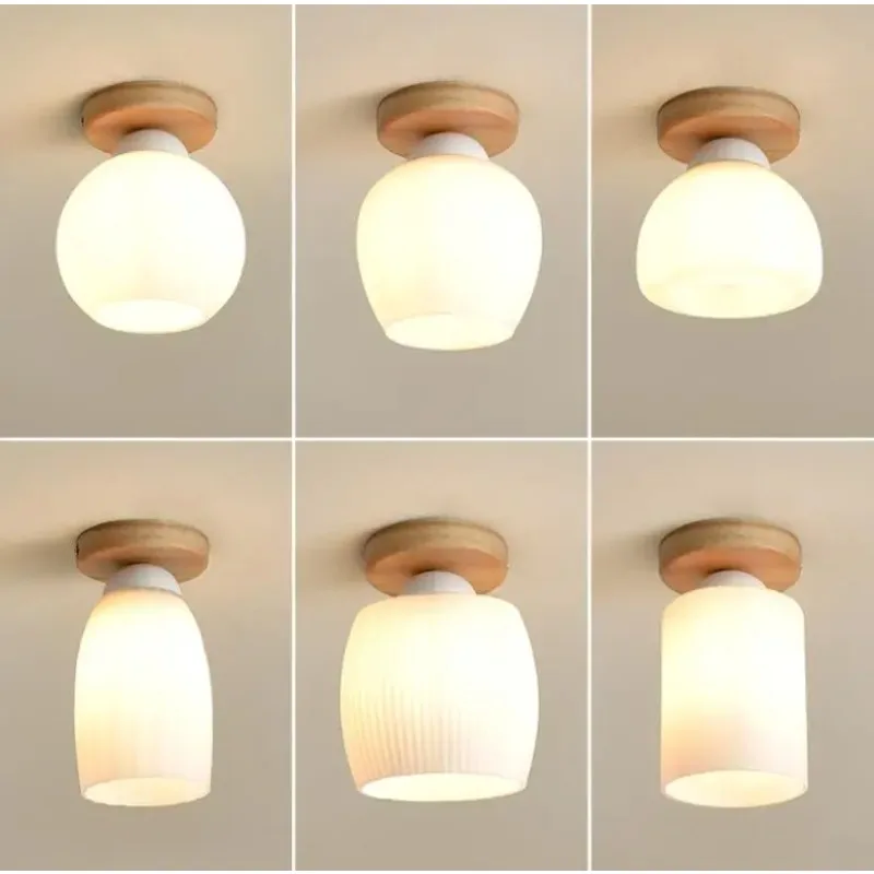 

Corridor Aisle Modern Simple Indoor Wood Cloakroom Bedroom Led Ceiling Lamp
