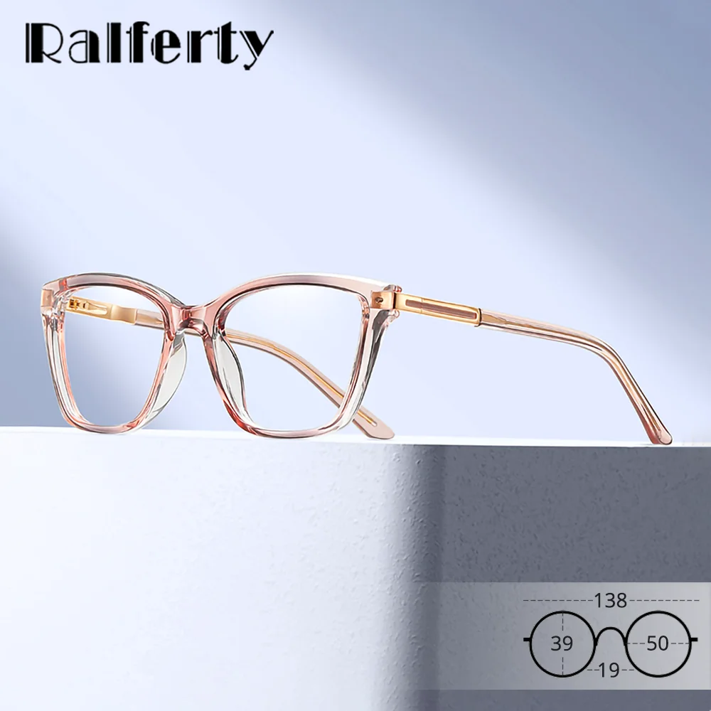 

Ralferty TR90 Eyeglass frames For Women Luxury Brand Desiger 2025 New Prescription Optical Frame Zero Anti Blue Light Eyewear