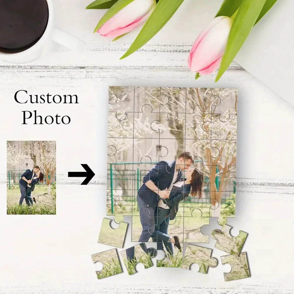 Custom Wooden Gift Puzzle 35/300/500/1000pcs Personalized Photo Jigsaw for All Festival Gift