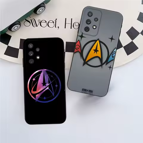 S-Star Trek S-Ships Phone Case For Samsung Galaxy A13,A21s,A22,A31,A32,A52,A53,A71,A80,A91 Soft Black Phone Cover