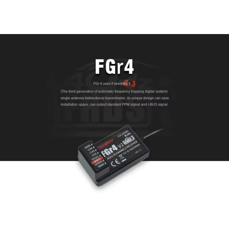 VoidFlyFlySky FGR4/FGR4S/FGR4P 4-channel Receiver NB4+/NB4 Pro/NB4 Pro+/PL18 Ultra/PL18/PL18 Lite/PL18 EV Transmitter