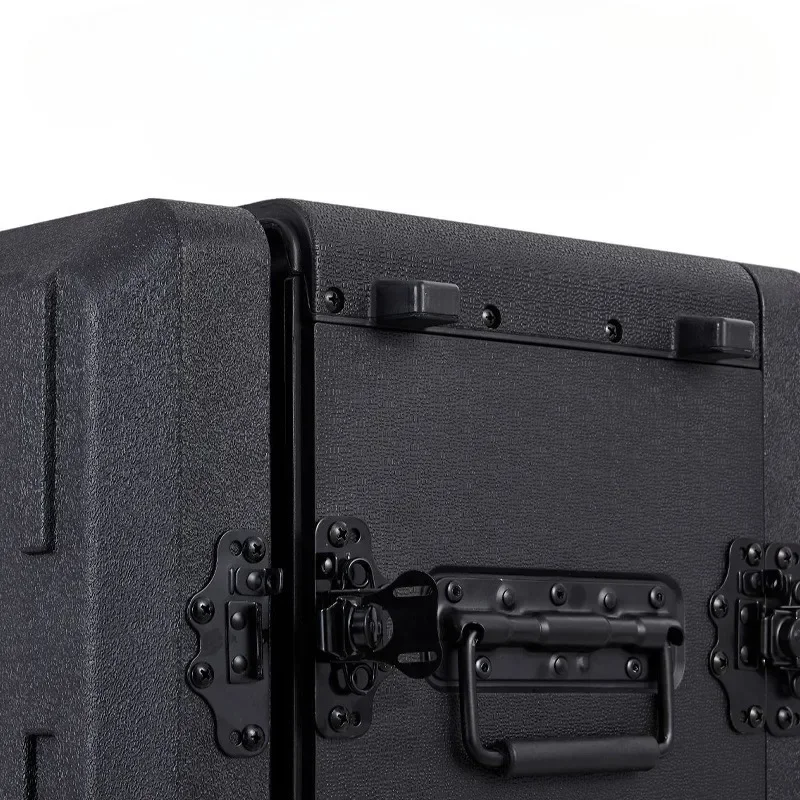 PE Plastic Power Amplifier Receiver Storage Tool Case Wireless Microphone Storage Safety Protection Tool Case Theater Stage Box