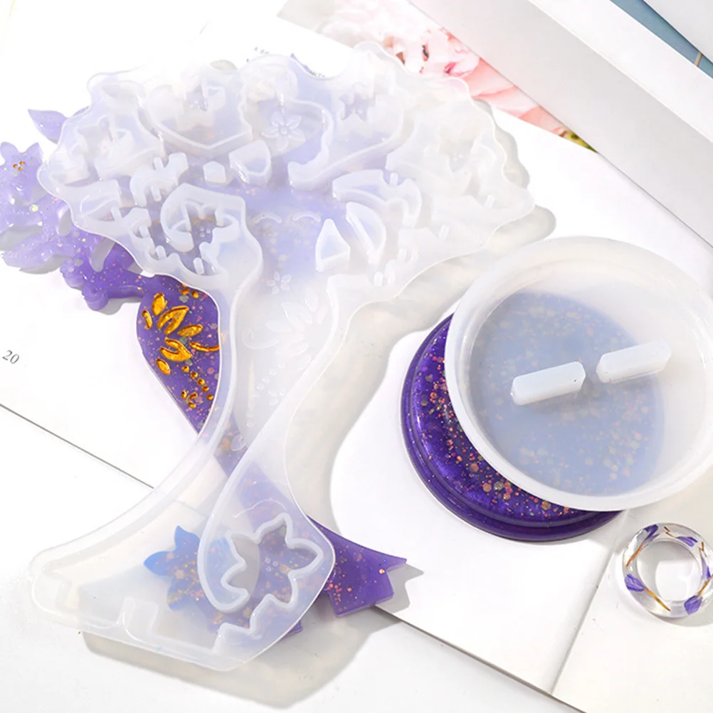 

Кристаллическая эпоксидная форма «сделай сам», силиконовые формы для органайзера ювелирных изделий, подставка для сережек, набор для рукоделия из смолы в форме красоты, стойка для ювелирных изделий